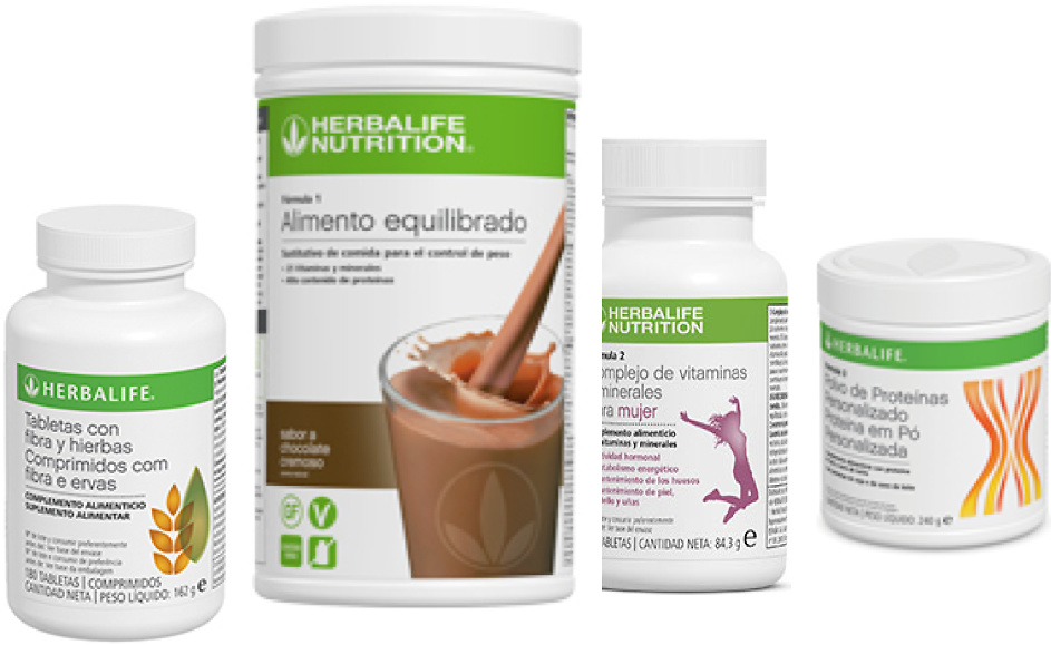 Programa Adelgazamiento Herbalife ShapeWorks| Chocolate Cremoso, Formula 3-Polvo de Proteínas-Fibra y Hierbas-F2 Vitaminas y Minerales 