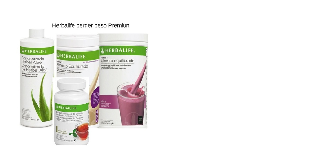 Perder peso con herbalife